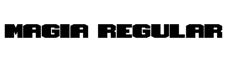 Magia Regular  لخطوط تنزيل