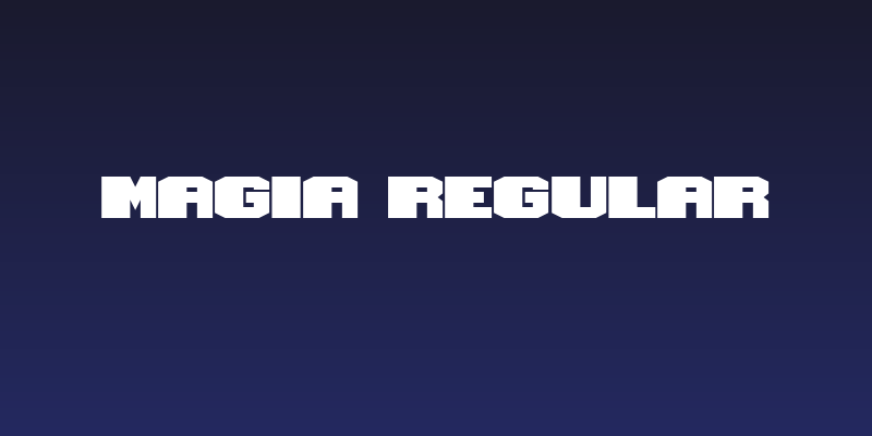Magia Regular Social Header