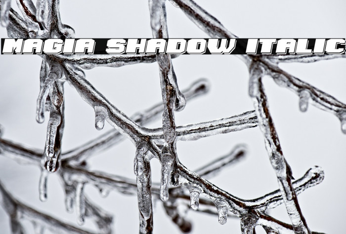 Magia Shadow Italic Example 1