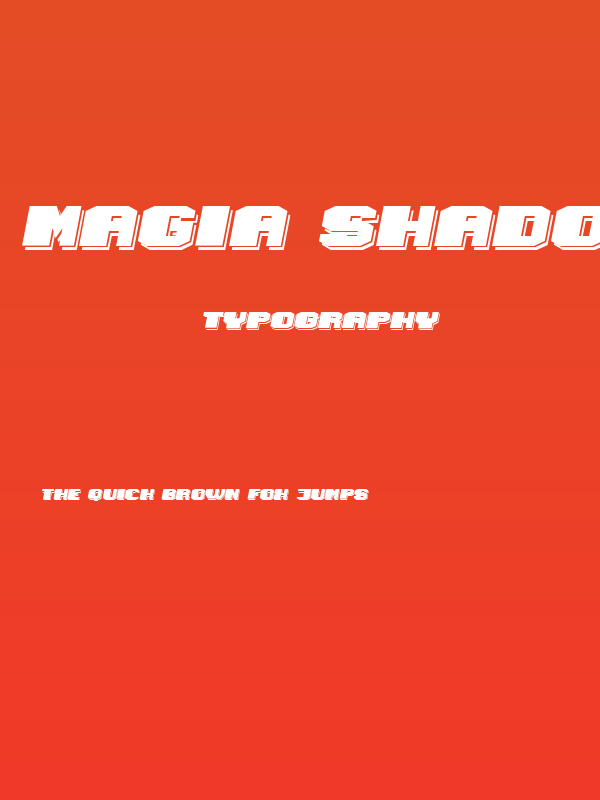 Magia Shadow Italic Poster