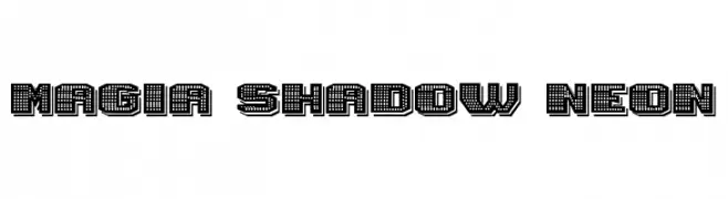 Magia Shadow Neon  baixar fontes gratis