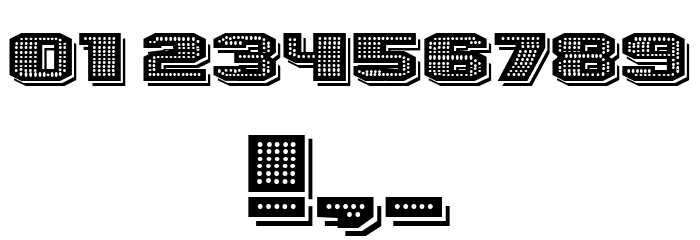 Magia Shadow Neon Font OTHER CHARS