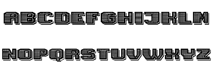 Magia Shadow Neon Font LOWERCASE
