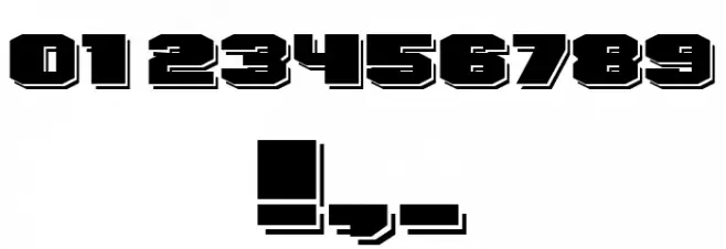 Magia Shadow Font OTHER CHARS