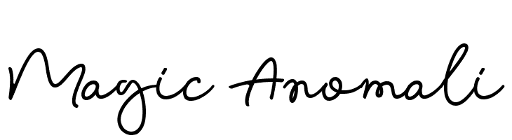 Magic Anomali Шрифта