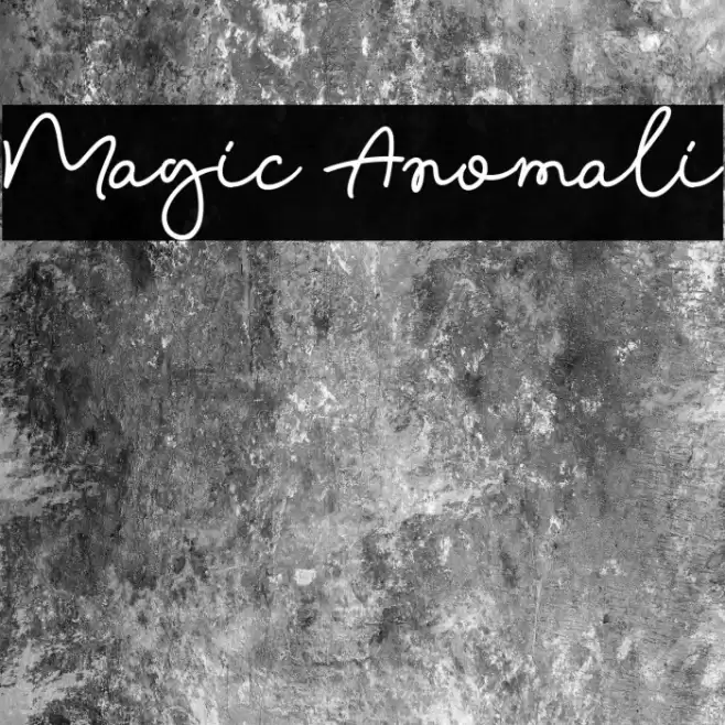 Magic Anomali خط examples