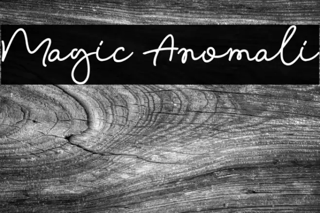Magic Anomali خط examples