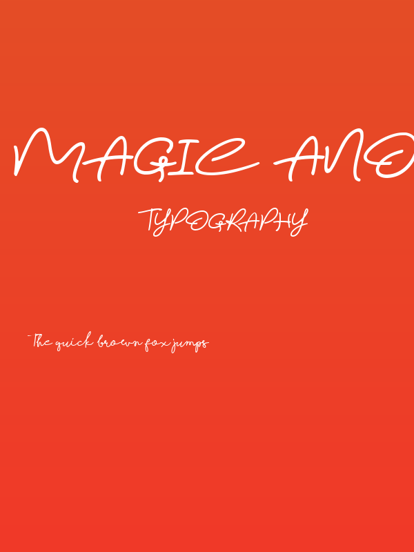 Magic Anomali Poster