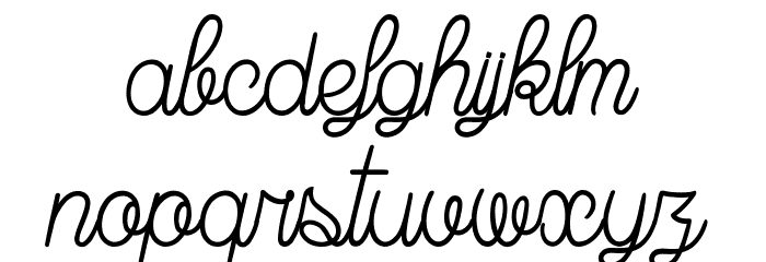 Magic Bean Salade Font LOWERCASE
