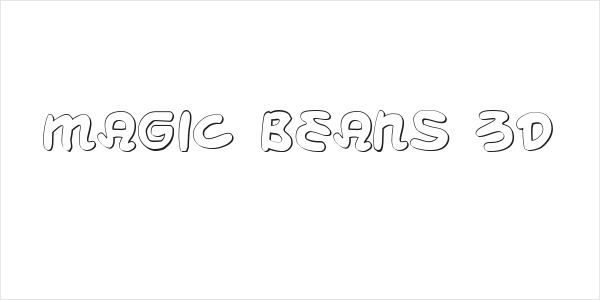 Magic Beans 3D Logo