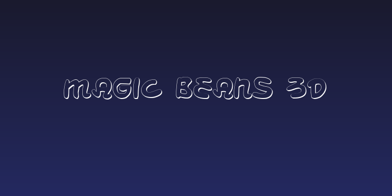 Magic Beans 3D Social Header