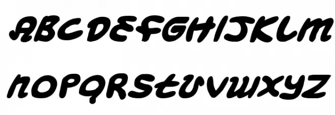 Magic Beans Bold Italic Шрифта строчной