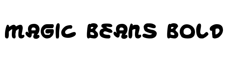 Magic Beans Bold  Free Fonts Download