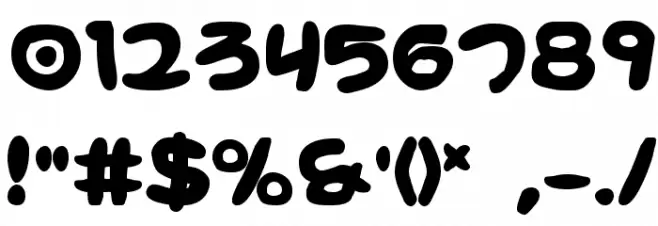 Magic Beans Bold Font OTHER CHARS