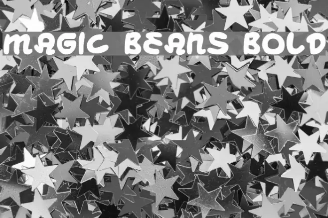 Magic Beans Bold Font examples