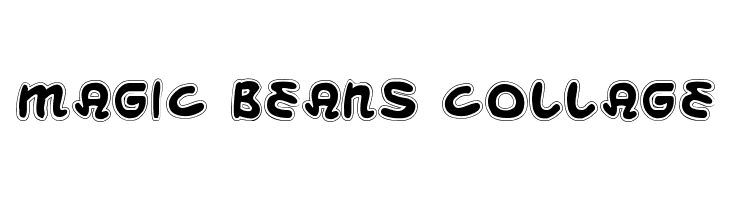 Magic Beans Collage  لخطوط تنزيل