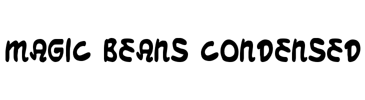Magic Beans Condensed  Frei Schriftart Herunterladen