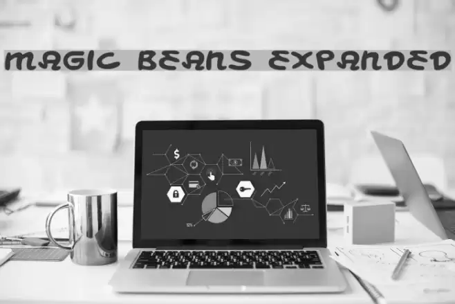 Magic Beans Expanded Font examples