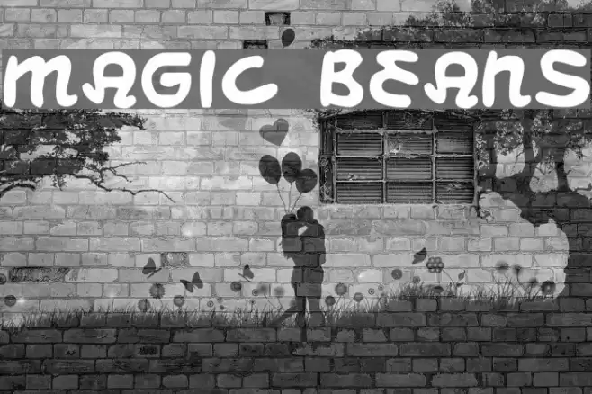 Magic Beans Schriftart examples