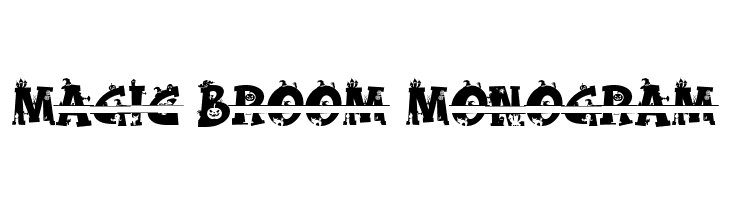 Magic Broom Monogram 