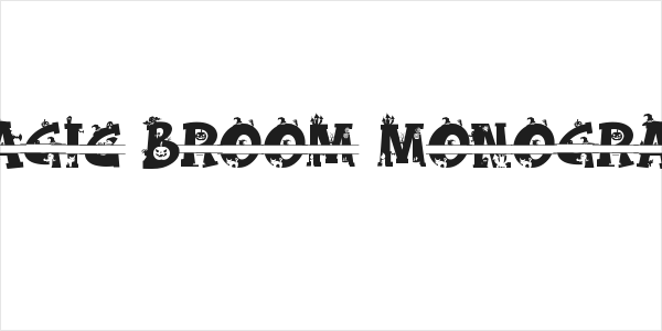 Magic Broom Monogram Logo