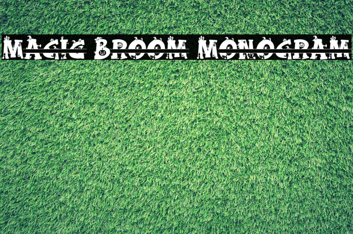 Magic Broom Monogram Example 1