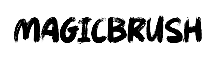 Magic Brush  Frei Schriftart Herunterladen