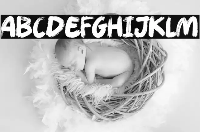 Magic Brush Font examples