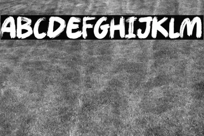 Magic Brush Font examples