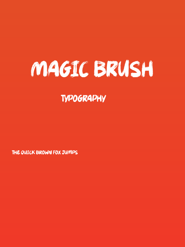 Magic Brush Poster