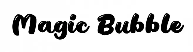 Magic Bubble  Скачать бесплатные шрифты