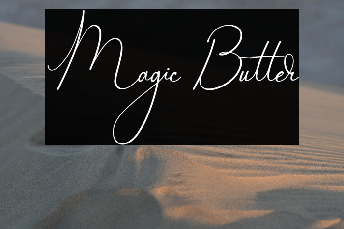 Magic Butter Example 1