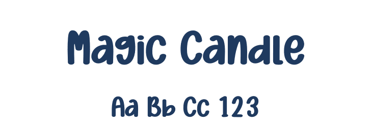 Magic Candle Font Preview