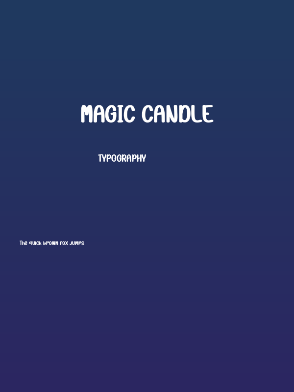 Magic Candle Poster