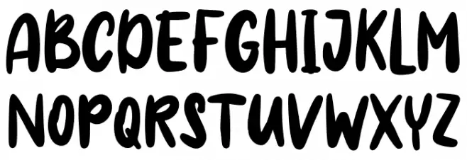 Magic Candy Schriftart Groß
