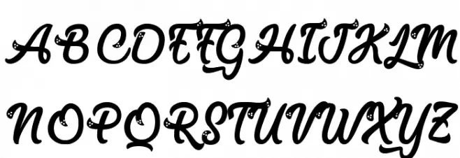 Magic Candy Font UPPERCASE