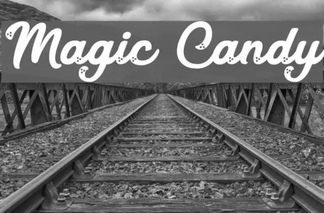 Magic Candy Font examples