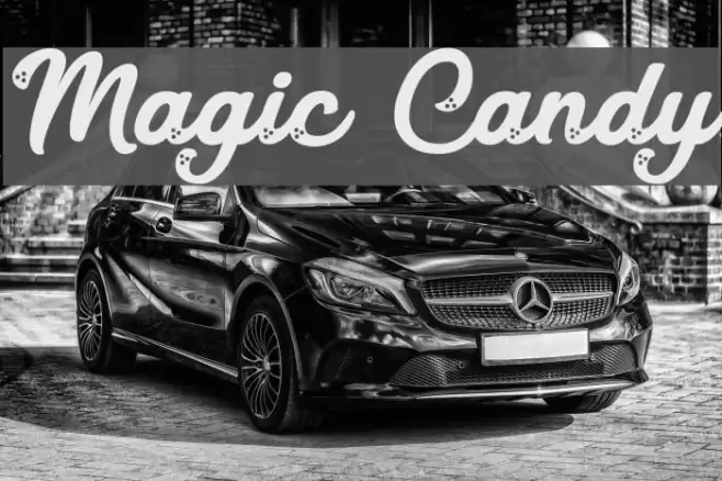 Magic Candy Font examples