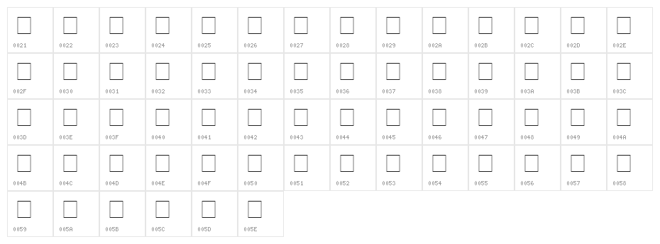 Magic Cards Normal Character Map