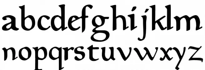 Magic Cards Normal 字体 小写