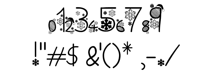 Magic Christmas Font OTHER CHARS