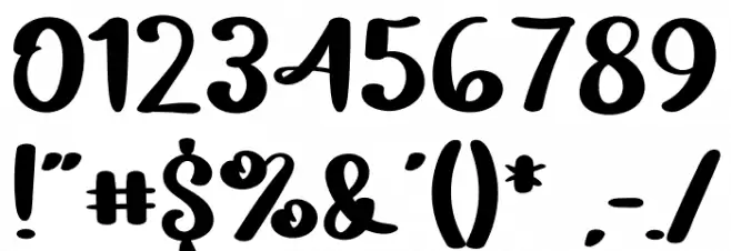 Magic Christmas Font OTHER CHARS