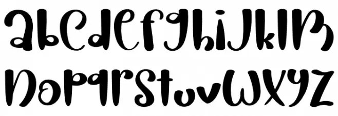 Magic Christmas خط أحرف صغيرة