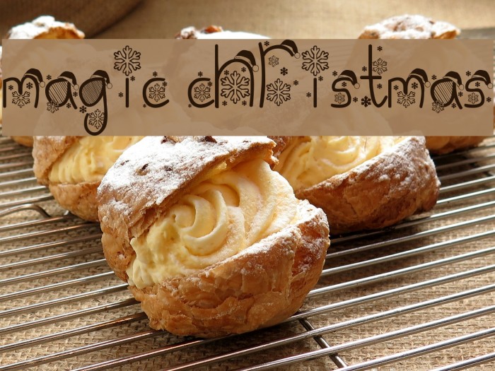 Magic Christmas Font examples