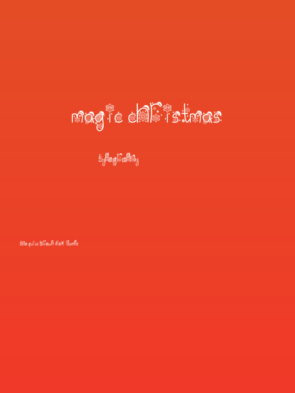 Magic Christmas Poster