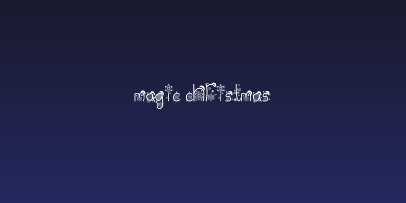 Magic Christmas Social Header