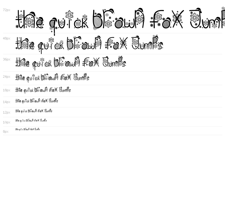 Magic Christmas Waterfall