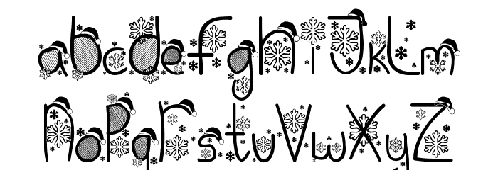 Magic Christmas Font LOWERCASE