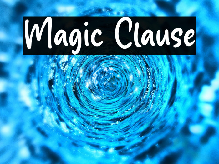 Magic Clause Example 2