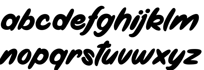 Magic Club_PersonalUseOnly Font LOWERCASE